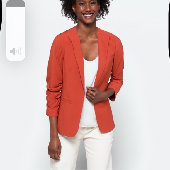 NWT! Skies are Blue Blazer Burnt Orange MEDIUM - Picture 2 of 2